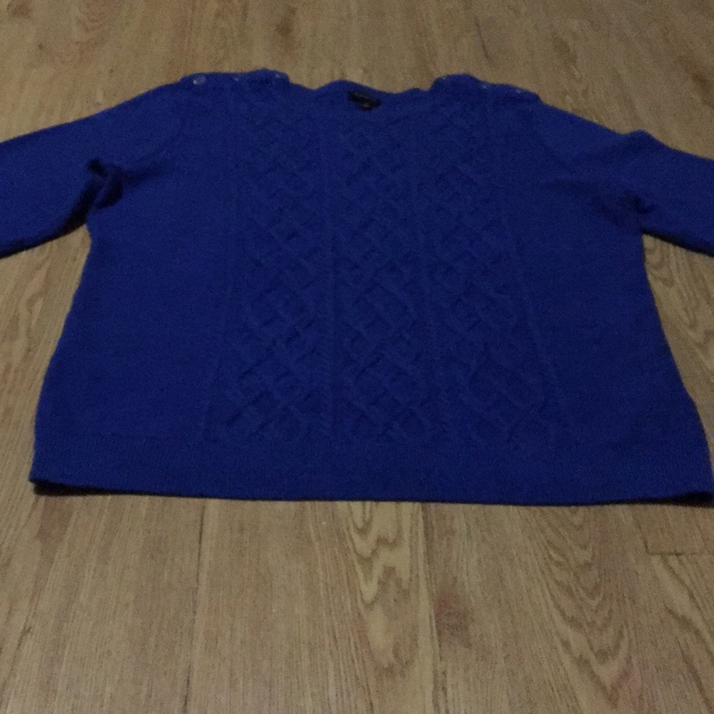 Talbots royal blue sweater